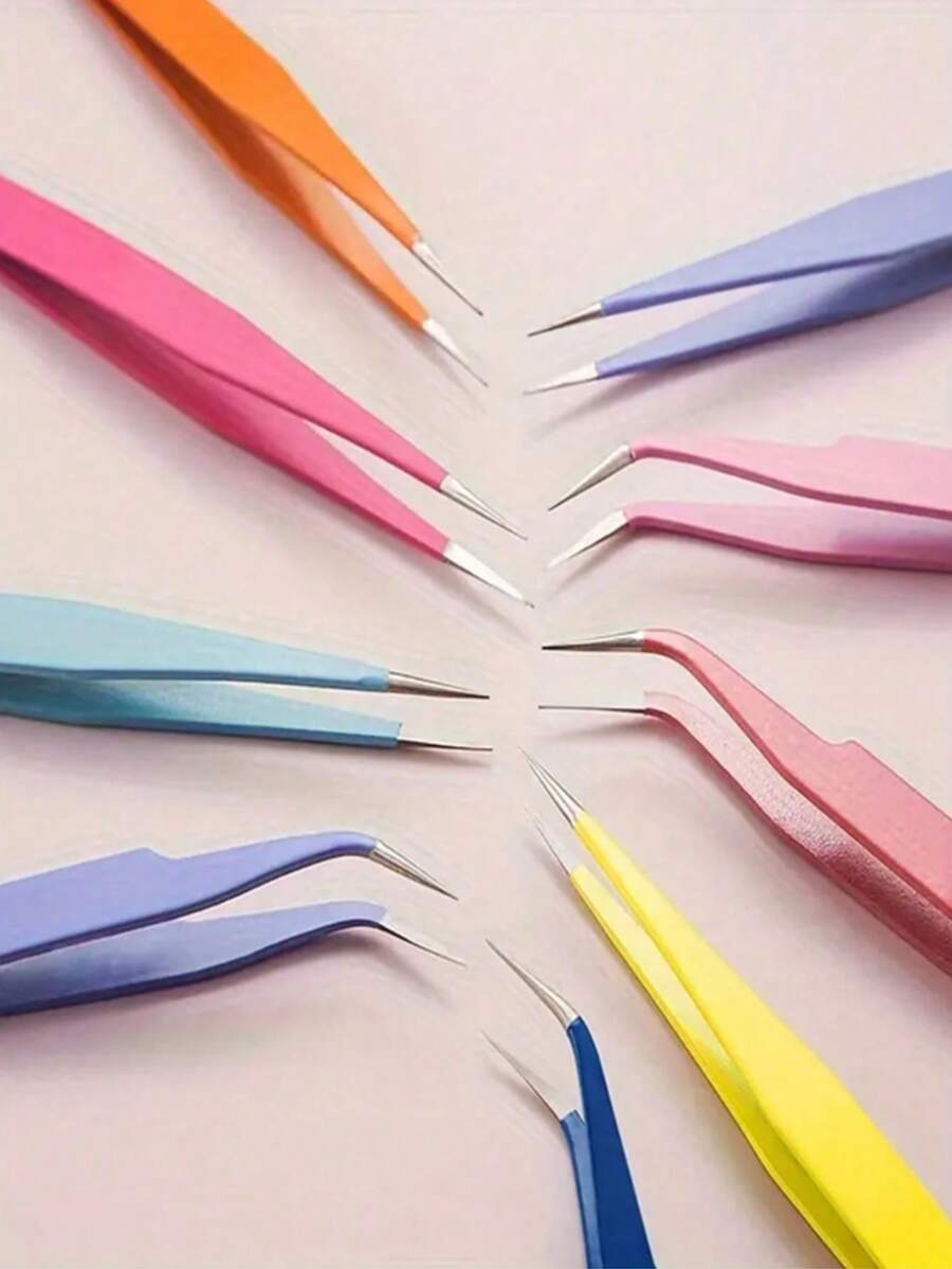 Eyelash Curler, Artificial Eyelash Glue, Special Eyelash Handheld Curler, DIY Stainless Steel Nail Clipper, Multi-Function Tool - Multicolor - View 1