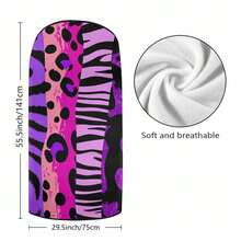 Car Seat Covers Zebra And Leopard Patterns - Fit Universally, Durable And Stylish Front Seat Covers, Stylish Car Accessories Interior, Perfect Gift For Women - 樣式 1 - 查看 3