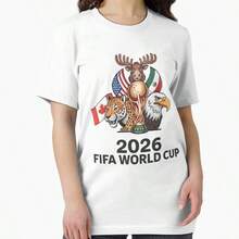 2026 World Cup Soccer Tournament 2026 Essential T-Shirt - 白色 - 查看 1