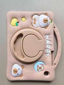 Capybara旋转支架平板电脑保护套,适用于Mini/5/6/7/8/9/10/11/Air/Pro/A9 A9plus,经济耐用,防污防摔,节日礼物 - 棕色 - 查看 20