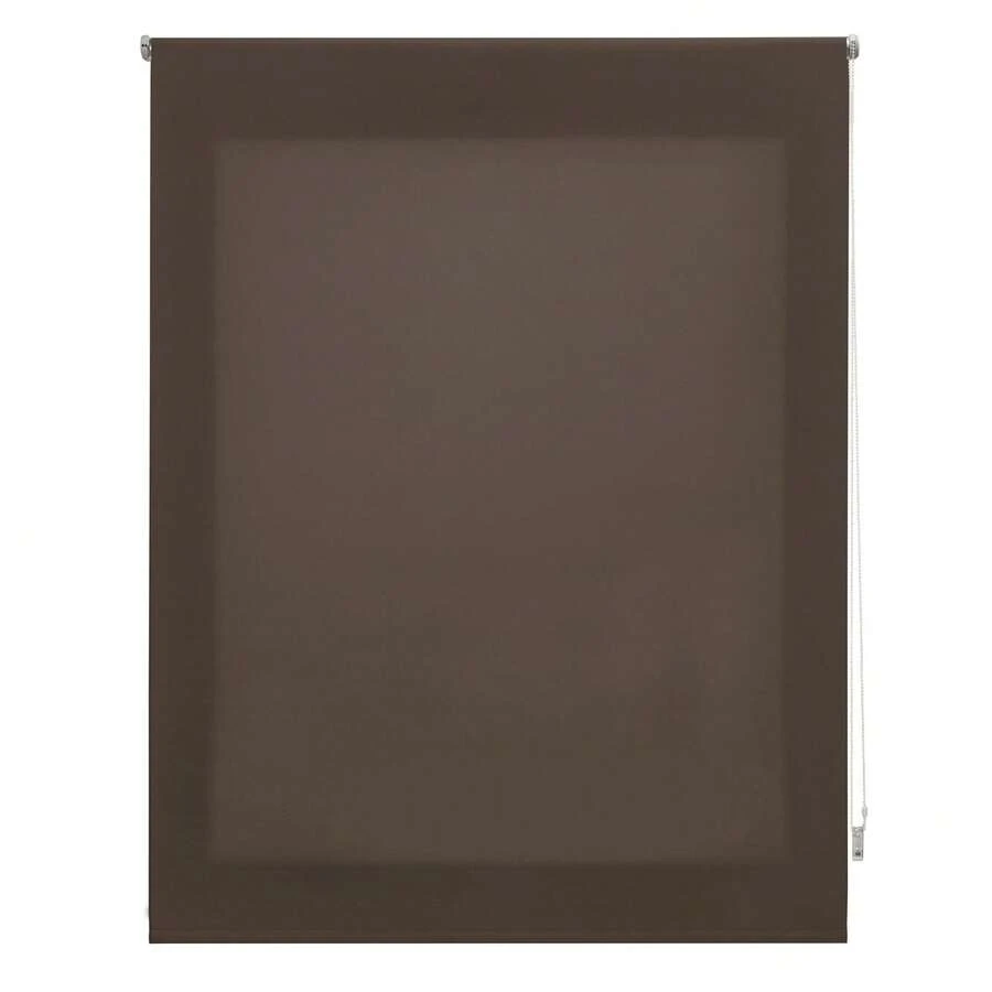 Ecommerc3 Store enrouleur translucide uni, 80 x 175 cm à 180 x 175 cm (largeur x hauteur), Stores, Large choix de couleurs, Gamme ARA - Tabac - Voir 1