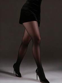 El secreto de las piernas desnudas - Ultra delgado, transpirable y acabado perfecto para un aspecto casi imperceptible - Negro - Ver 2