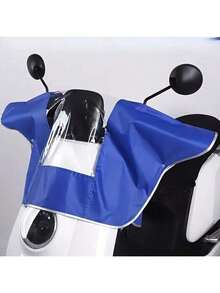 All-Season Electric Bicycle Front Rain Cover, Dust-Proof Central Control Dashboard & Handle Cover, Suitable For Rainy Weather To Check Battery Level - Multicolor - View 12