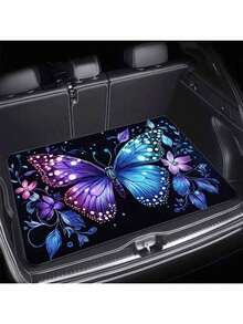 1pc Thick, Dirt-Resistant, Wear-Resistant, Easy-To-Clean Car Trunk Cargo Mat, Waterproof And Durable - Multicolor - View 9