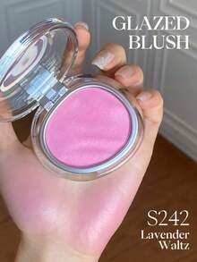 JOOCYEE AURA GLAZED 腮红高光，珠光光泽高光提亮肤色，缎光腮红，彩虹珠光色调 - S242 Lavender Waltz - 查看 4