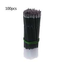 Recambios de bolígrafo de punta media para bolígrafos retráctiles, tinta azul/roja/negra, unidades 05EF - Negro - Ver 12