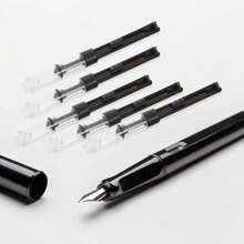 Mecanismo absorbente de tinta para pluma estilográfica, convertidor de resorte de tinta portátil y ligero para uso escolar y de oficina, 10 Uds. KCGT - 1 - Ver 3