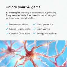 Mind Lab Pro ®   MLP ®   V4 Universal Nootropic ™   Brain Booster Supplement For Focus, Memory, Clarity, Energy - 60-Count - Plant-Based, Naturally Sourced Memory Vitamins For Better Brain Health, Made In USA - 1 - 查看 3