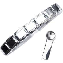 Juego completo de pulsera de encantos italiana con 18 encantos personalizables - Arranque y herramientas - Ver 1