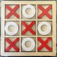 1pc 2025 New Wooden Tic Tac Toe Game Set, Interactive Noughts And Crosses Party Board Game, Desktop Toy - Birthday Gift, Easter Gift, Wedding Gift, Gift, Toy, Easter, New Arrival Bestseller, New Arrival Hot Seller, New Arrival, Toy New Arrival, Party Interactive, Stitch Toys, Travel Toys, Classroom Fidget Toys, Mini Stuff, Bath Toys, Christmas Stationery, Stress Ball - Multicolor - View 10