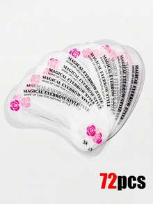 72/24pcs Eyebrow Shaping Template Set, Eyebrow Stencils, Eyebrow Trimming Tools, Eyebrow Shaping Molds Makeup Set, Makeup Styling Set, Eyebrow Makeup Set, Eyebrow Shaping Set, 24 Eyebrow Templates, 3-Minute Quick Makeup Tools, Makeup And Eyebrow Styling Cosmetic Tools, Professional Eyebrow Grooming Set And Makeup Styling Accessories - Multicolor - View 9