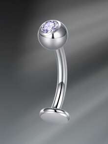 14G Floating Belly Button Rings Floating Belly Rings Flat Back Belly Rings,8/10/12/14mm Flat Back Belly Button Rings Floating Navel Piercing Jewelry Belly Button Rings Titanium Steel G23 Floating Belly Button Rings Flat Back Navel Rings Piercing Jewelry, Long Belly Rings Internal Threaded Navel Ring Hypoallergenic Belly Piercing Body Jewelry For Women Men Navel Barbell Stud Body Piercing - Silver - View 9