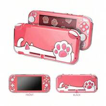 Transparent Cat Paw Design Protective Hard Case Cover For Nintendo Switch/Switch Lite Console - View 4
