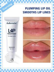 Lakerain玻尿酸丰唇精华油，滋润唇纹，唇部护理精华，润唇膏，唇部修复，丰盈亮泽唇彩 - 彩色 - 查看 2