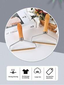 1个手动便携式除毛器，可用于去除衣物、沙发、地毯、毯子和宠物毛发上的绒毛。 - 1手柄 - 查看 6