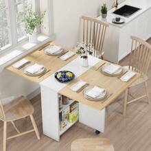 Dining Tables - Light Wood - View 8