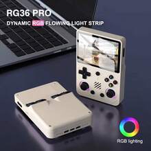 RG36PRO Retro Video Game Console - Supports 3000+ Classic Games, 64G TF Card, Open Source System, 3.5-Inch Screen, 3000 MAh Battery, Portable Console, Suitable For Home/Travel - Xem 2