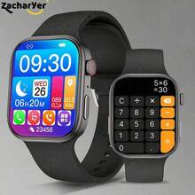 Smartwatch con llamadas/marcación inalámbrica, múltiples modos deportivos, alerta y rechazo de llamadas entrantes, notificación de SMS y mensajes, fondo de pantalla personalizable, compatible con iOS/Android - Multicolor - Ver 14