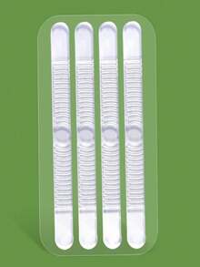 4/8pcs/Pack Transparent Silicone Anti-Slip Strips For Heel Grips And Shoe Pads Avoiding Grinding Feet - Transparent - View 8