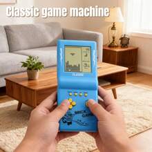 一款便携式复古风格游戏设备，采用耐用塑料制成，配备大显示屏和用户友好界面（不含电池）。 - 查看 3