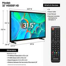 Samsung 32 Inch 720P HD H5000F Smart TV (2025) - View 2