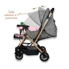 Carriola De Paseo Con Llantas Reforzadas Noni Is-555 T - Rosa - Ver 2