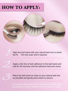 5对热销自然长款3D水貂毛假睫毛，柔软短款仿睫毛，手工制作假睫毛，化妆工具，睫毛嫁接 - 查看 8