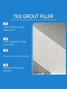 Tile Grout Sealant - Seals Tile Gaps And Edges, Floor And Wall Maintenance, Waterproof And Beautify - A - View 9