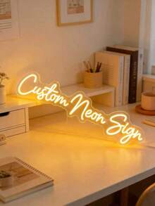 Enseigne au néon personnalisée, enseigne au néon, enseigne au néon avec nom, cadeaux personnalisés pour lui et elle, enseigne au néon à LED, décoration murale, enseigne personnalisée, décoration de la maison, mariage, fournitures de fête, décorations de fête, salon - Multicolore - Voir 3