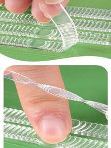 4/8pcs/Pack Transparent Silicone Anti-Slip Strips For Heel Grips And Shoe Pads Avoiding Grinding Feet - Transparent - View 9
