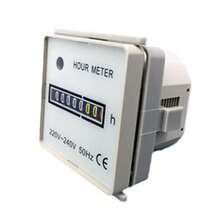 Cronometraje mecánico con memoria permanente. Rango cronológico: 00000 horas 00 minutos - 99999 horas 99 minutos Modo de cronometraje: cronometraje de arranque, cronometraje de parada de apagado (como reloj de puntero) Método de instalación: instalación con agujeros abiertos (se pueden abrir agujeros redondos, agujeros cuadrados) Escenarios aplicables: se puede utilizar para el retraso de la línea, el control del tiempo de trabajo del equipo, el tiempo de arranque / mantenimiento, etc. - A - Ver 2