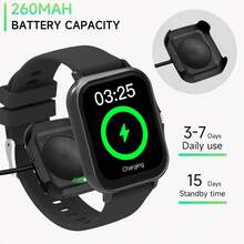 SIMSONLAB Unisex Smart Watch, Calorie Calculation, Multiple Sports Modes, Message Notification & Call Notification, Multi-Functional Smart Watch, Sports Style Suitable For Smart Watch - Multicolor - View 3