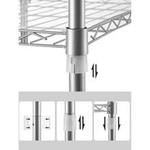 4 Tier Metal Shelving Unit Storage Rking Shelves Garage Warehouse Shed New - Multicolor - View 4