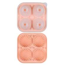 1 pieza Molde grande de silicona negra para cubitos de hielo en forma de esfera para whisky - Molde 3D para bolas de hielo con embudo, apto para bourbon, brandy, etc. - Regalo elegante de whisky para hombres, fiestas y bares - Puede contener cubitos de hielo - Multicolor - Ver 12