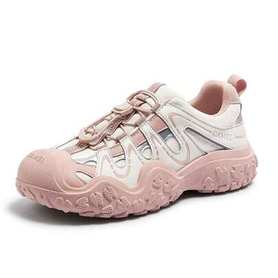 CAMEL CROWN Spring Outdoor Hiking Women's Thick-Soled Chunky Sneakers Durable Sports Hiking Shoes