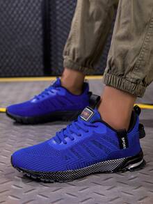 Giày thể thao nam thời trang thường ngày, giày chạy bộ tối giản. - Màu xanh lam - Xem 4