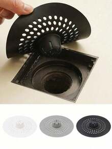 5.23 Inch X 0.9 Inch Silicone Drain Plug, Suitable For Bathroom, Kitchen, Bathtub And Sink, Prevents Hair And Debris Clogging - Multicolor - View 3