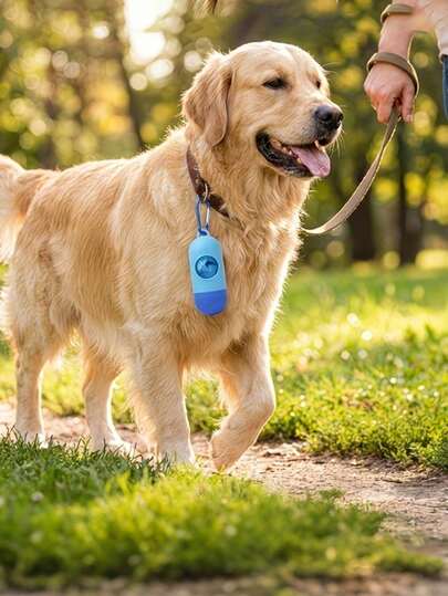 Portable Pet Waste Collector, Outdoor Cleaning Supplies, Suitable For Walking Pets, Capsule Design Is Convenient And Fashionable. Applicable For Outdoor Travel, Daily Dog Walking, Collecting Dog Waste Bags, Essential Pet Cleaning Supplies For Households