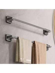 1/2/3pcs Towel Rack, Multifunctional Storage Organizer For Bathroom, Kitchen, Laundry Room - Multicolor - View 2