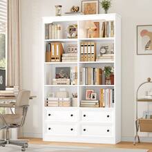 Bookcases - White - View 7