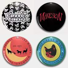 趣味图案胸针，女士翻领胸针，包包挂饰，时尚配饰，送给朋友、家人、老师和同学的趣味礼物 - 彩色 - 查看 1