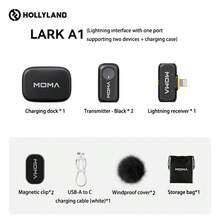 Moma LARK A1 All-In-One Wireless Lavalier Microphone With Charging Case, For Mobile Live Streaming, Intelligent Noise Cancellation, And Dopamine Reduction; Mini Interview And Shooting Microphone - View 38