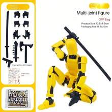 13英寸可动3D打印幸运娃娃，第三代全身减压人偶 - 彩色 - 查看 12