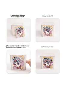 Customized UV Transfer Stickers, Suitable For Customizing Images, Logos And Personalized Designs On Water Bottles And Coffee Cups, 3D Transparent Stickers, Easy To Apply, Durable And Won't Peel Off, High-Quality Stickers - Multicolor - View 7