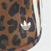 Adidas Originals 女士 STN 短裤 豹纹印花运动梭织短裤 KA2673 - 棕色 - 查看 3