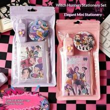 KPOP 女巫狩猎主题文具套装，学生奖励，生日礼物，实用学习用品 - 紫色款 - 查看 8