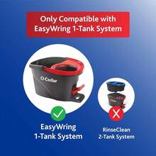 O - Cedar EasyWring Spin Mop Head Refill (Pack Of 3) - B - 查看 3