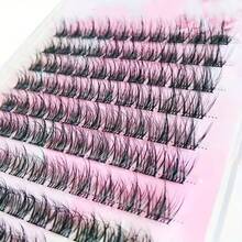 LIMEIKAI 100pcs Of Fluffy Self-Adhesive 3D False Eyelash Clusters, No Glue Required, No Glue Removal Needed, Lengths Of 11-13Mm, Messy False Eyelash Clusters, Easy To Apply, Perfect For Holiday Events - View 9