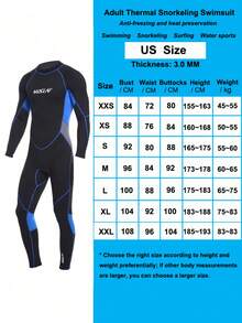 HISEA 3毫米厚男女通用氯丁橡胶潜水服，女士连体保暖冲浪服，男士四季保暖潜水服套装，黑色春季款 - 黑色 - 查看 13