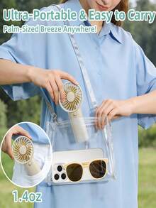 7/3/2/1pc Mini Portable Fan With Hanging Rope, Portable Fan Handheld Fan, AAA Battery Powered On Fan, Battery Operated Lightweight Small Pocket Fan - Party Gift For Summer And For Outdoor,Sport,Travel,Kitchen,Bedroom,Office,And For Woman,Man,Adult (Batteries Not Included, Need To Be Purchased Separately) - Multicolor - View 9